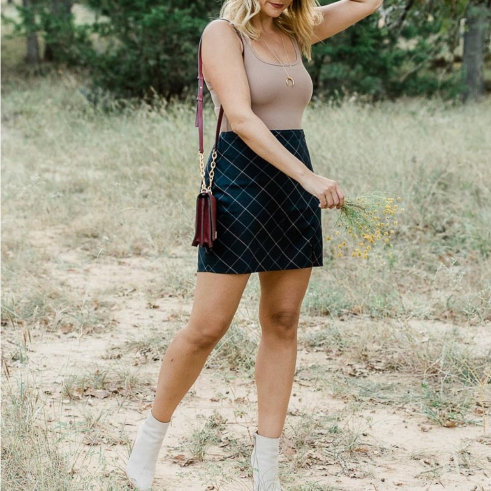 Abercrombie & Fitch Plaid Mini Skirt